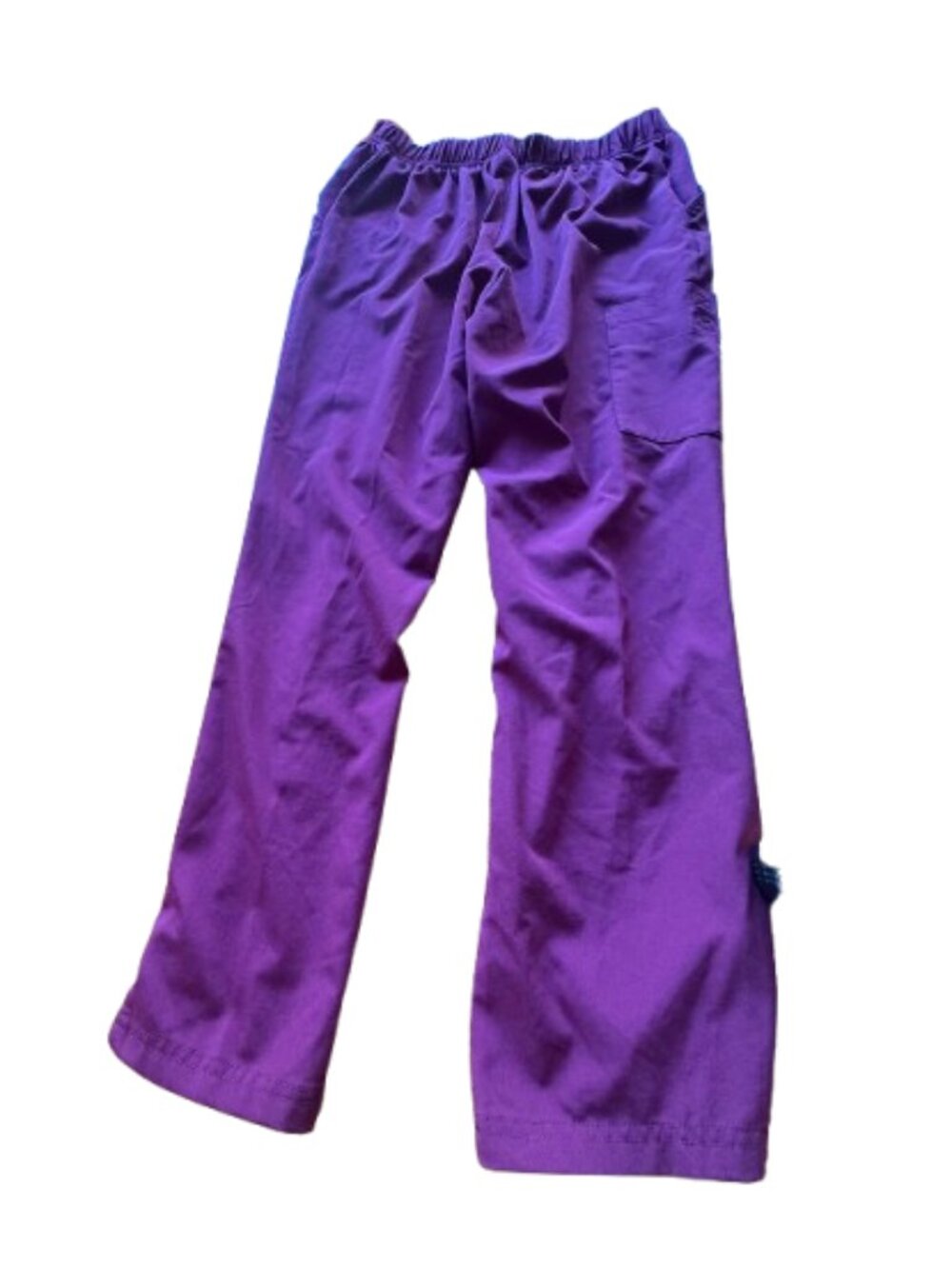 Easy Stretch Wine colored scrub pants, size small/petite (P2)